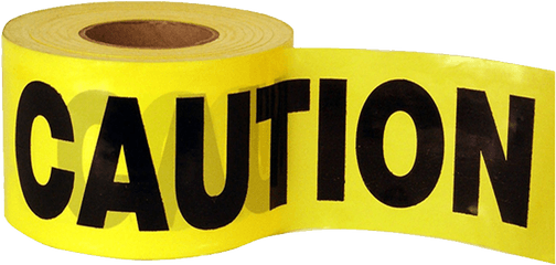 Yellow Caution Barricade Tape - Yellow Caution Tape Png