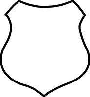 Shield Outline Clip Art - Free PNG