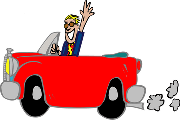 Family Clipart Transparent - Car Driving Clip Art Png