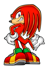 Advance2 Knuckles - Knuckles The Echidna Transparent Png