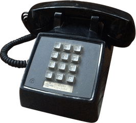 Push Button Telephone Png - Rotary Push Button Phone