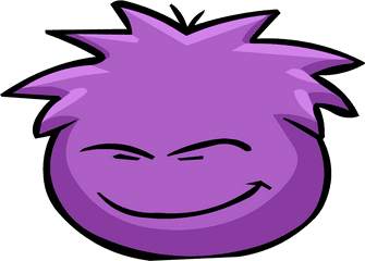 Purple Puffle Club Penguin Wiki Fandom - Happy Png