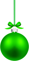 Png Clipart Green Christmas - Green Christmas Ball Png