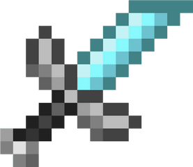 Pixilart - Mc Diamond Sword By Celestialdude Minecraft Nether Star Sword Png