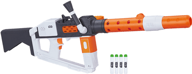 Star Wars - First Order Stormtrooper Deluxe Nerf Blaster Nerf Star Wars Stormtrooper Blaster Png