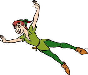 Free Peter Pan Clipart Silhouette Download Clip Art - Peter Pan Flying Png