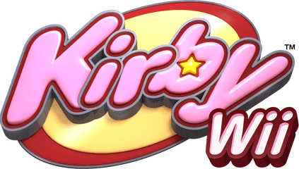 Kirby Wii Logo Myconfinedspace Png Sports