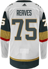 Ryan Reaves Vegas Golden Knights Adidas Authentic Away Nhl Hockey Jersey - Vegas Golden Knights Ryan Reaves Jersey Png