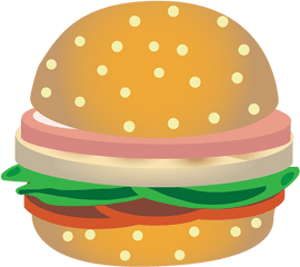 Clipart Eyes Burger Transparent - Transparent Burger Vector Png