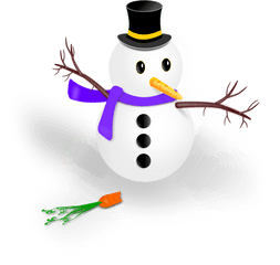 Snowman Drawing Transparent - Gambar Boneka Salju Natal Png