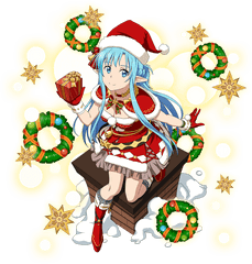 Sao Md - Asuna Christmas Png