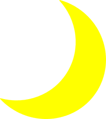 Free Png Download Moon Clip Art - Clip Art Yellow Moon