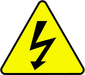 Warning Voltage Sign Free Download Png - Electricity Warning Sign