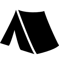 Camp Black Tent HQ Image Free - Free PNG