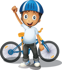 Bicycle Mountain Bike Clip Art Camp - Kids Bike Clip Art Png