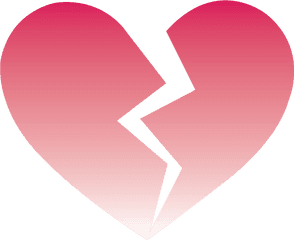 Pink Clipart Broken Heart Picture 1901484 - Pink Heart Broken Png