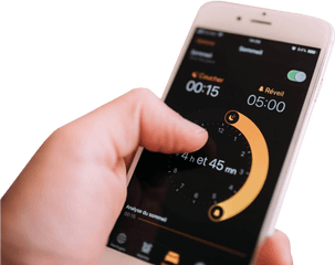 Setting Alarm Clock - Setting An Alarm Phone - Free PNG