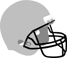 Clipart Freeuse Football Clip Art - Silver Football Helmet Clipart Png