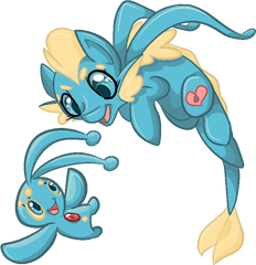 Download Hd Paintsplatter Manaphy - Manaphy Png
