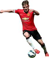 Soccer United Football Ball Player Fc Manchester - Free PNG