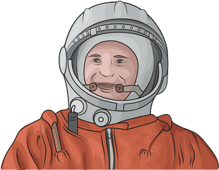 Yuri Gagarin - First Human In Space Clipart Free Download Yuri Gagarin Clip Art Png