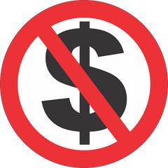 No Money Png Library Background - No Money Clipart