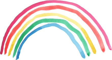 5 Watercolor Rainbow Transparent - Watercolor Rainbow Png