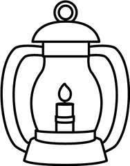 Chinese Lantern Png Vector - Clip Art Lantern Black And White