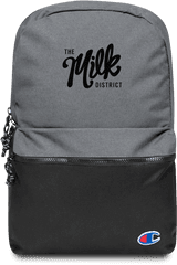 The Backpack Milk District - Backpack Png