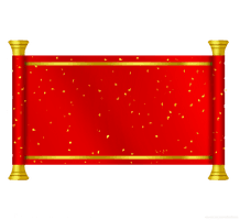 Paper Reel Scroll Red Download HD PNG