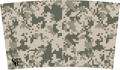 Digital Camo Spit Bud - High Resolution Digital Camo Pattern Png