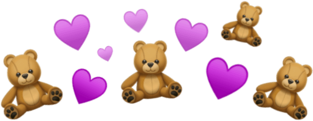 Png Ios Sticker - Teddy Bear Emoji