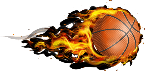 Wallpaper Desktop Computer Graphics - Fire Basketball Fire Ball Logo Png