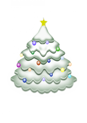 Beautiful Christmas Tree Clipart Images - Snowy Christmas Tree Clipart Transparent Png