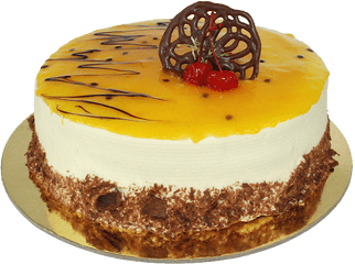 Decoracion De Cheesecake Maracuya - Decoracion Cheesecake De Maracuya Png