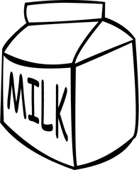 Svg Vector Milk Clip Art - Milk Carton Clip Art Png
