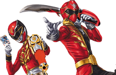 Red Ranger Png - Gosei Red And Gokai Red