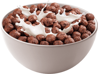 Chocolate Cereal Bowl Png - Bowl Of Chocolate Cereal