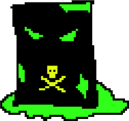 Toxic Waste Boss - Clip Art Png