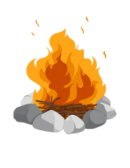 Library Of Transparent Camp Fire Graphic Royalty Free Png - Campfire Png