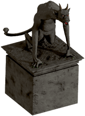 Gargoyle - Bronze Sculpture Png