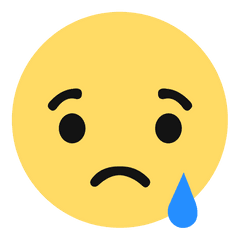 Emoticon Like Media Button Sad Facebook Social - Free PNG