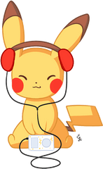 Pikachu Music Png Gif Transparent