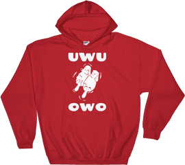Uwu Owo Otters Hoodie - Santa Cruz Men Hoodies Png