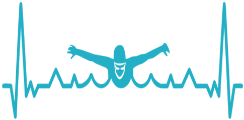 Transparent Png Svg Vector File - Heart Beat Of A Swimmer