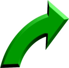 Green Curved Arrow Clip Art N7 Free - Green Transparent Curved Arrow Png