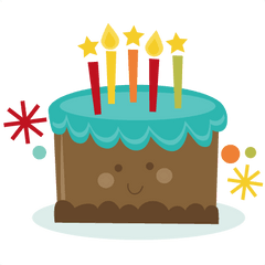 Cake Clipart Cute - Birthday Cake Clip Art Cute Png