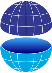 Globe - Halfhalf Half Of The Globe Png