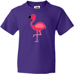 Flamingo Bird Youth T - Greater Flamingo Png