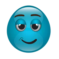 Blue Emoji Download HD - Free PNG